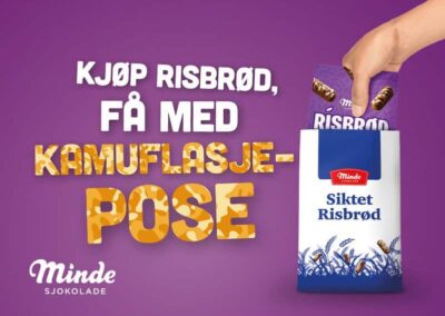 Fristende sjokolade, godt kamuflert