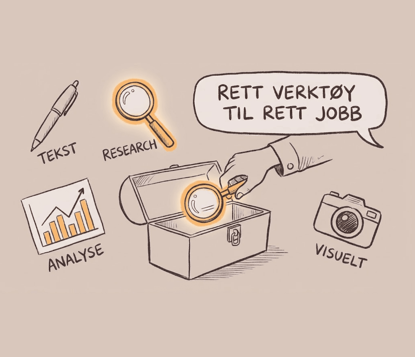 AI-verktøy i praksis: hva de er gode på – og når du bør bruke dem